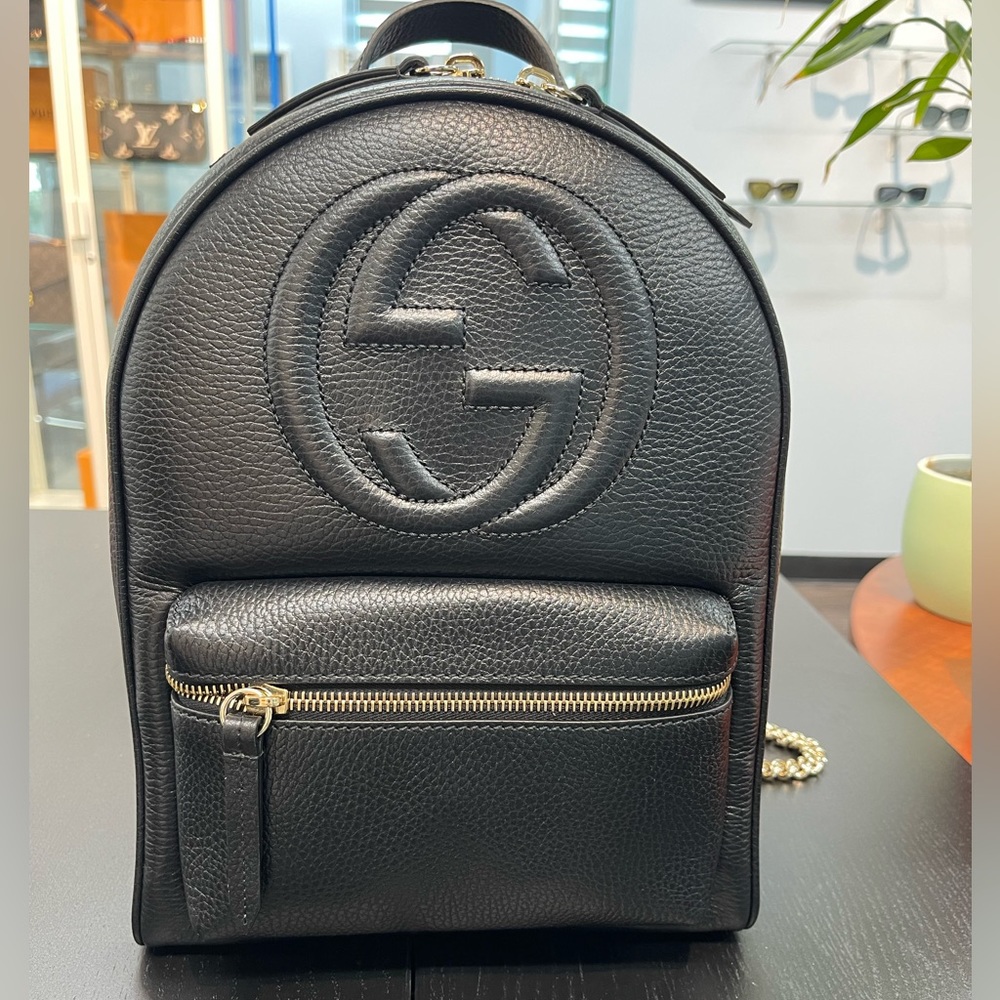 Gucci back pack leather Mother’s Day Special Sale